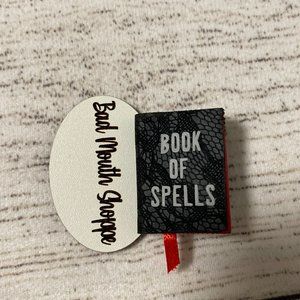 *Witchwood Bags Vegan Leather Mini Bound Book Lapel Pin in Book of Spells